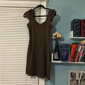 Brown dress